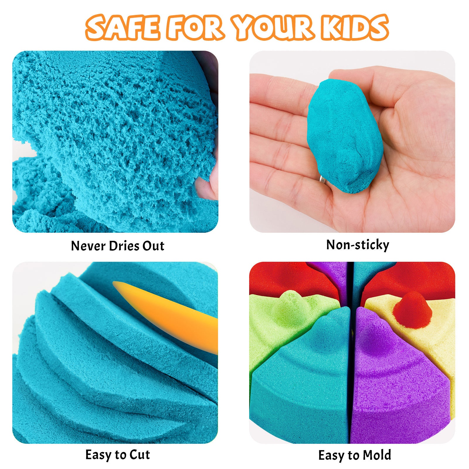 2.2 Lbs Flexisand (Dark Blue) - FlexiSand.Fun