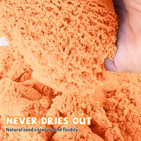 11 Lbs Flexisand (Orange) - FlexiSand.Fun