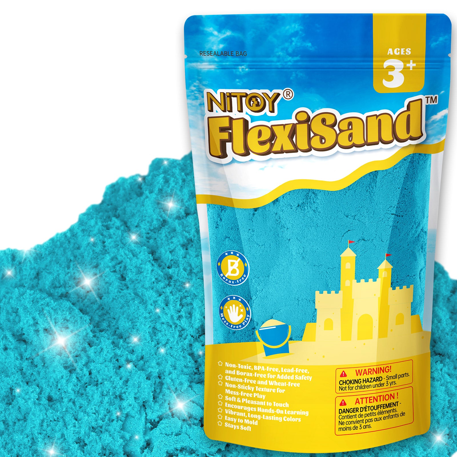 2.2 Lbs Flexisand (Dark Blue) - FlexiSand.Fun