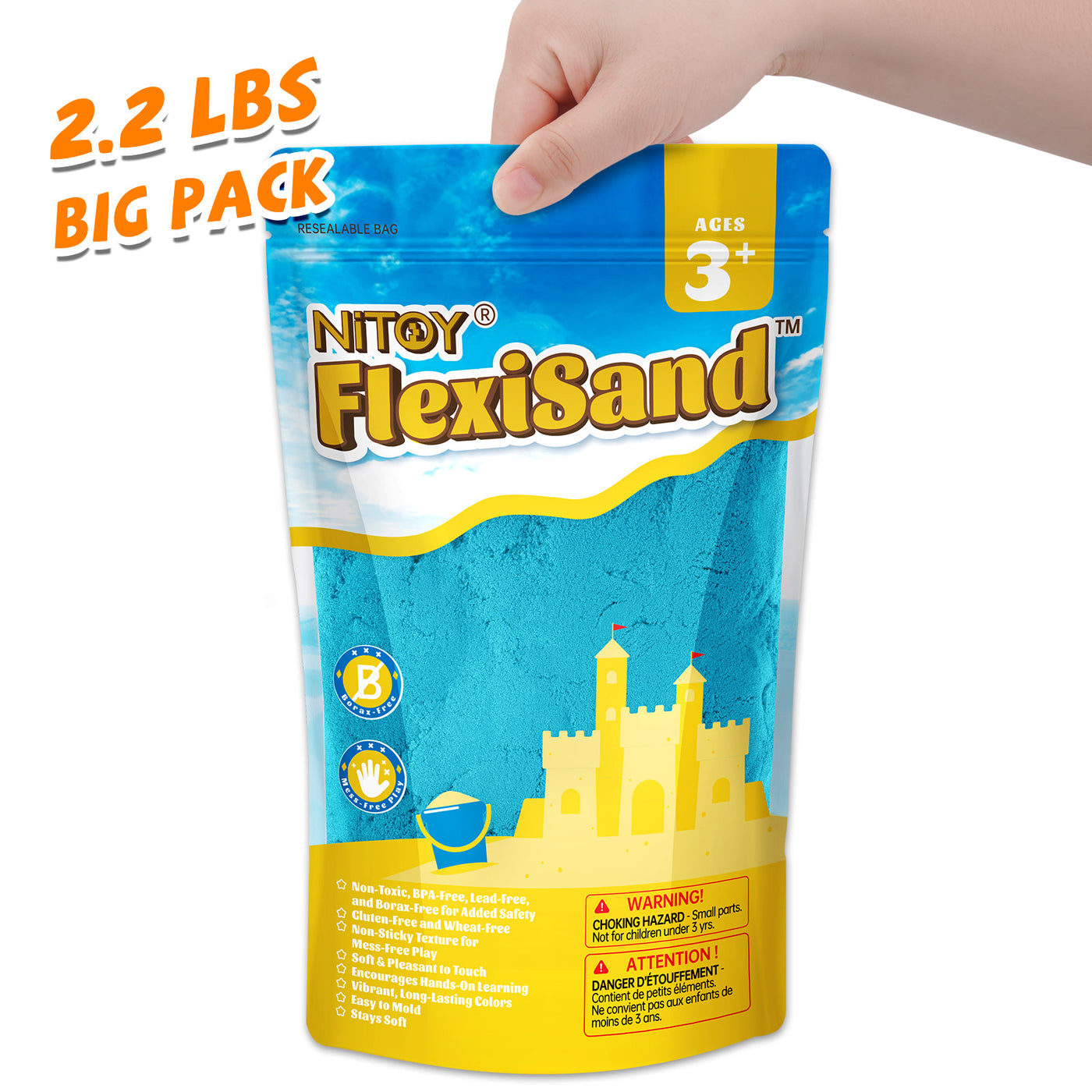 2.2 Lbs Flexisand (Dark Blue) - FlexiSand.Fun