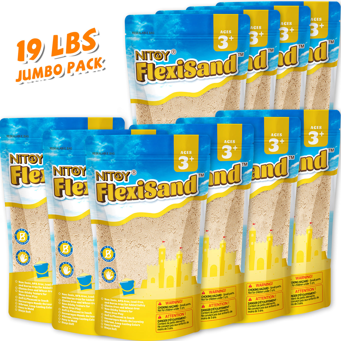 19 Lbs Flexisand (Original Color) - FlexiSand.Fun