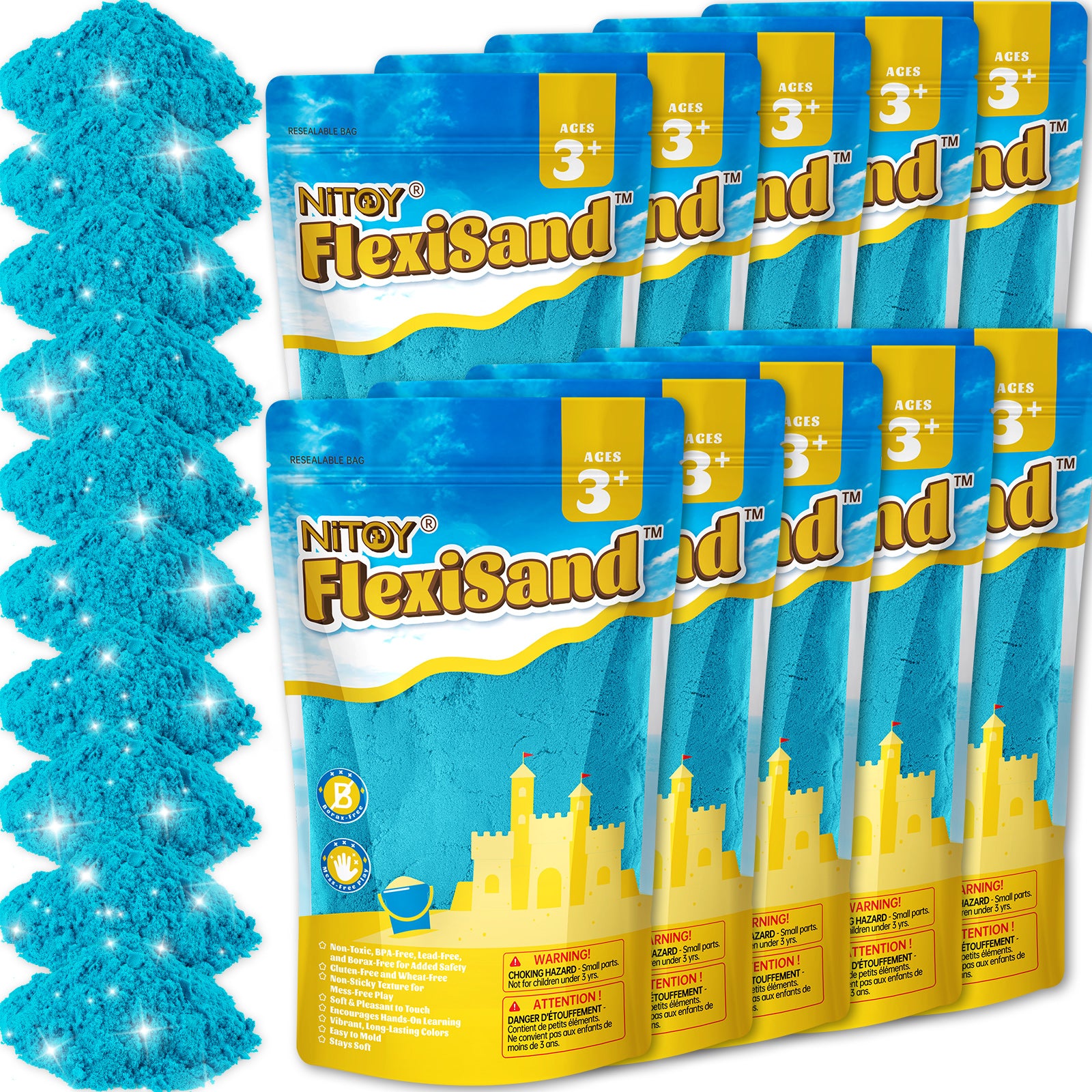 19 Lbs Flexisand (Dark Blue) - FlexiSand.Fun