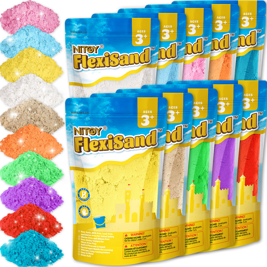 19 Lbs Flexisand (10 Color) - FlexiSand.Fun