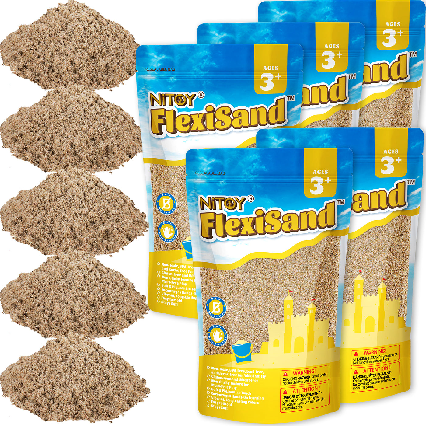 11 Lbs Flexisand (Dark Yellow) - FlexiSand.Fun