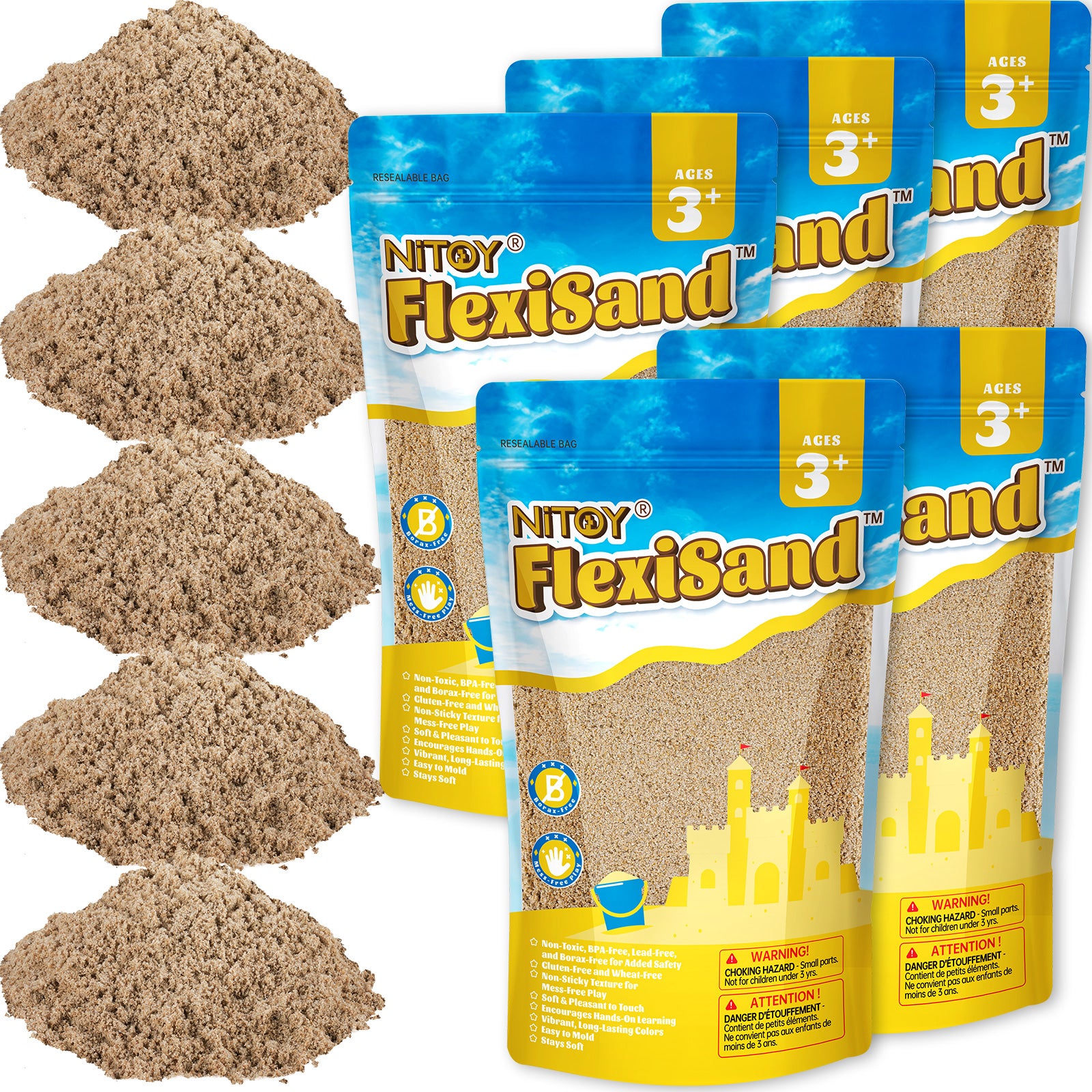 11 Lbs Flexisand (Dark Yellow) - FlexiSand.Fun