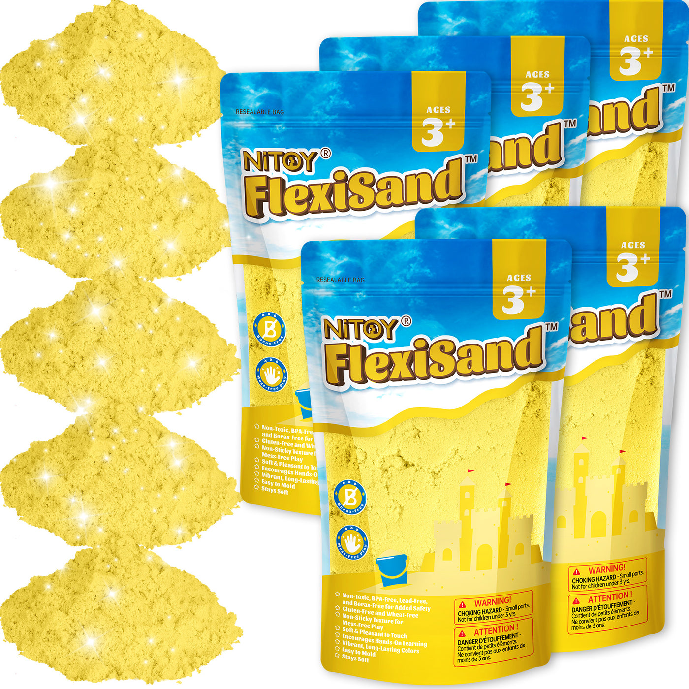 11 Lbs Flexisand (Yellow) - FlexiSand.Fun