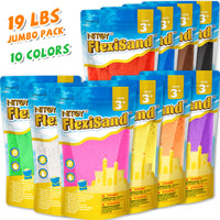 19 Lbs Flexisand (10 Dark Color) - FlexiSand.Fun