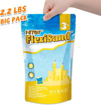  flexisandfun-non-toxic-kids-play-sand-blue-color-2.2lbs-big-pack