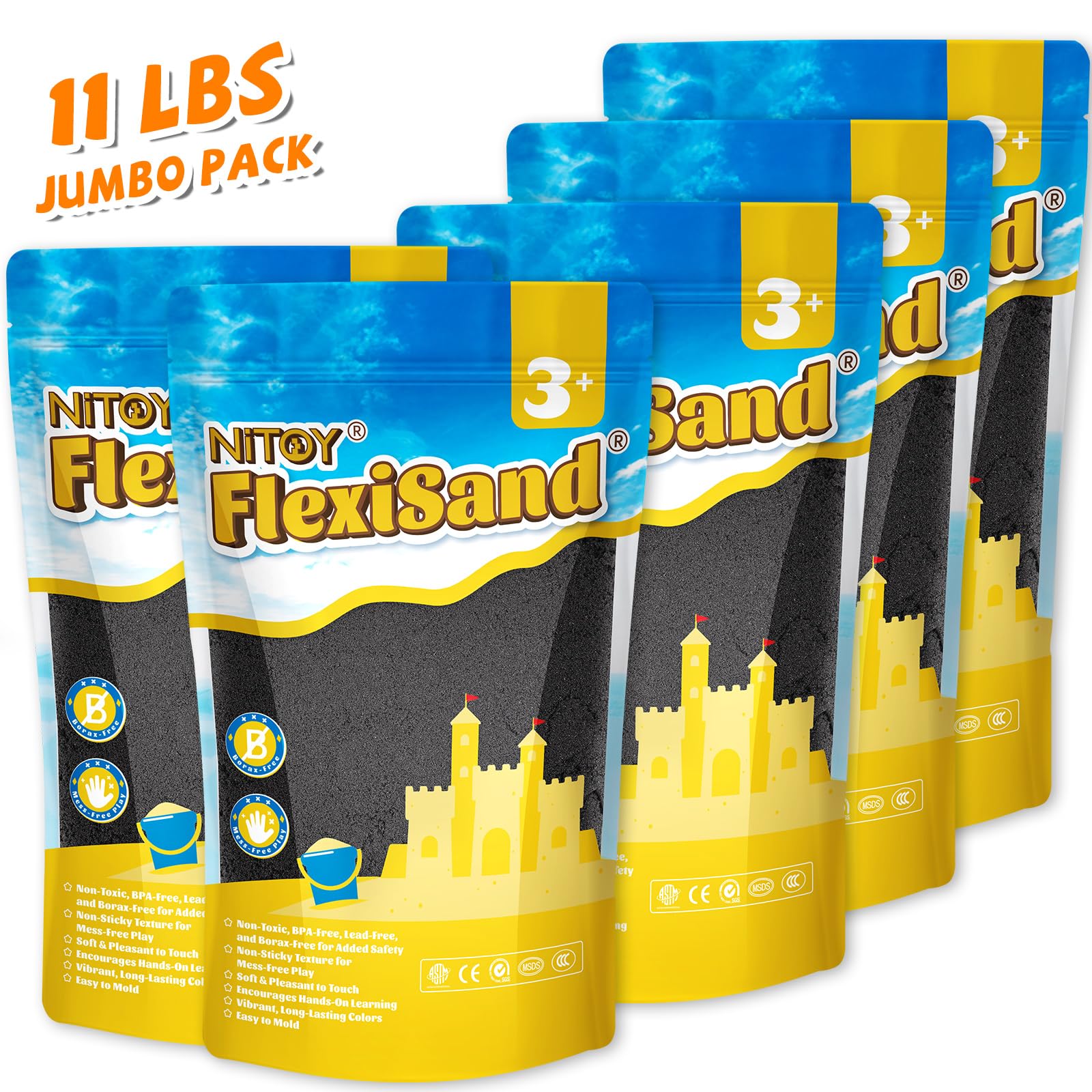 flexisandfun-non-toxic-kids-play-sand-creative-black-color-11lbs-jumbo-pack