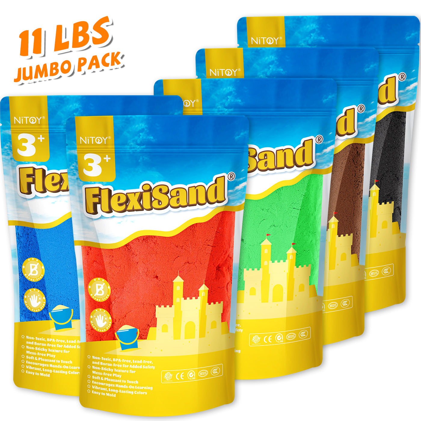 flexisandfun-non-toxic-kids-play-sand-dark-colors-11lbs-jumbo-pack