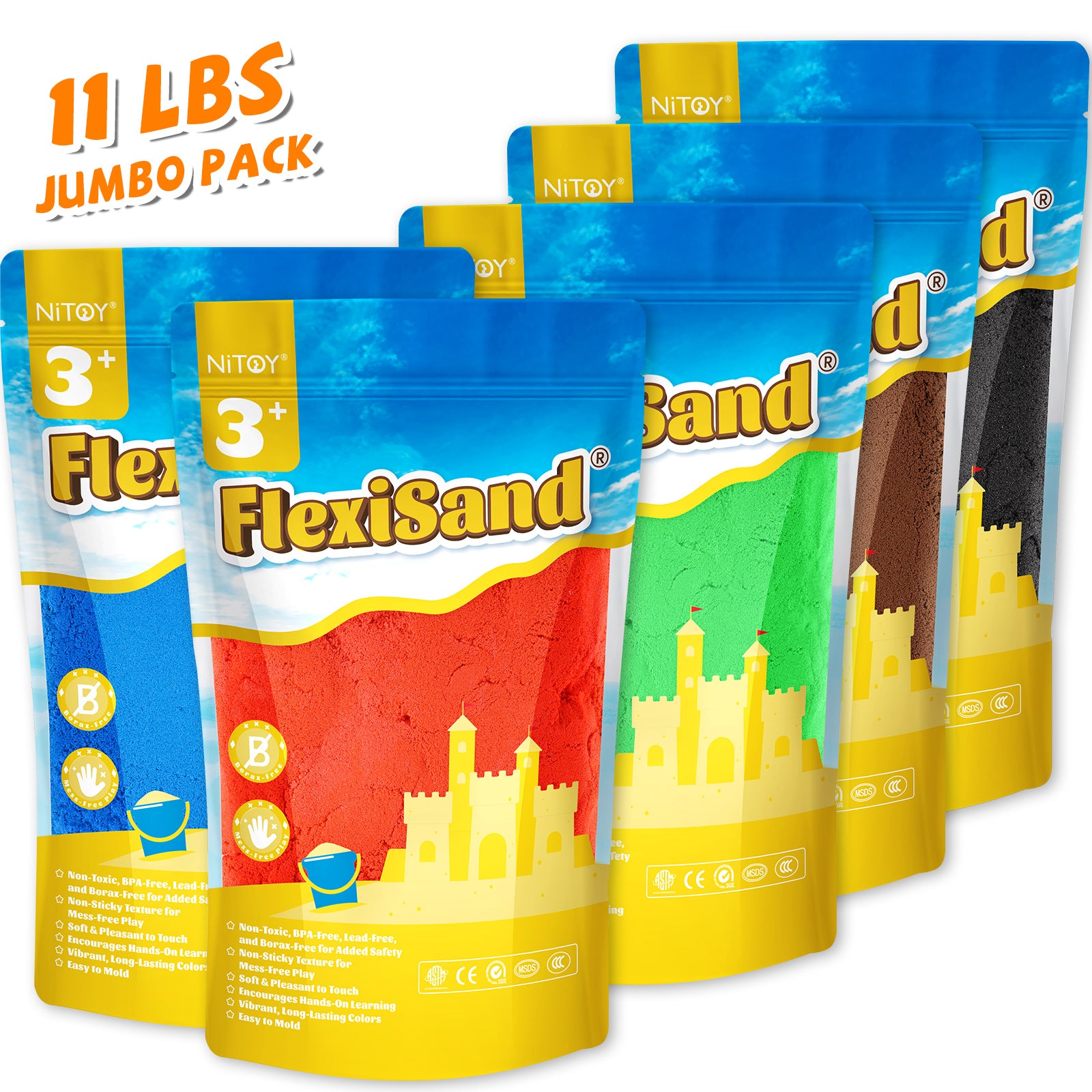 flexisandfun-non-toxic-kids-play-sand-dark-colors-11lbs-jumbo-pack